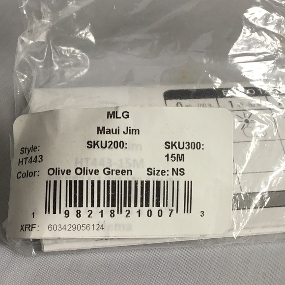 Maui Jim Square-Frame Nylon rimless Sunglasses - Olive - Picture 5 of 5